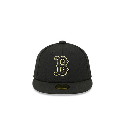 Pictured is this MLB 59FIFTY Day Boston Red Sox Mini 59FIFTY Fitted cap in black. 2
