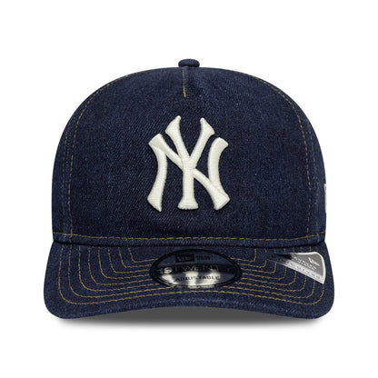Pictured is this MLB Denim New York Yankees 19TWENTY cap in navy. 2