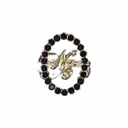 Pictured is this New Era 59FIFTY Day Diamond Catch Closure Pin Badge in black. 1