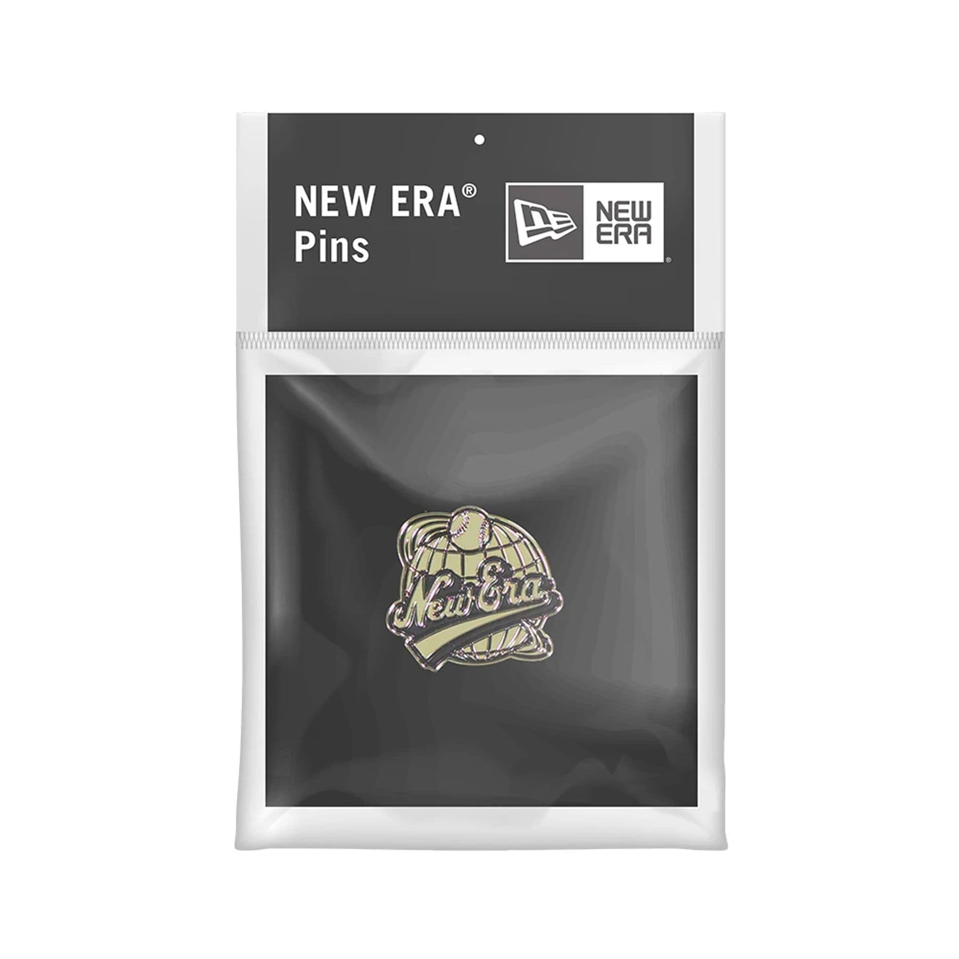 Pictured is this New Era 59FIFTY Day Baseball Pin Badge in black. 3