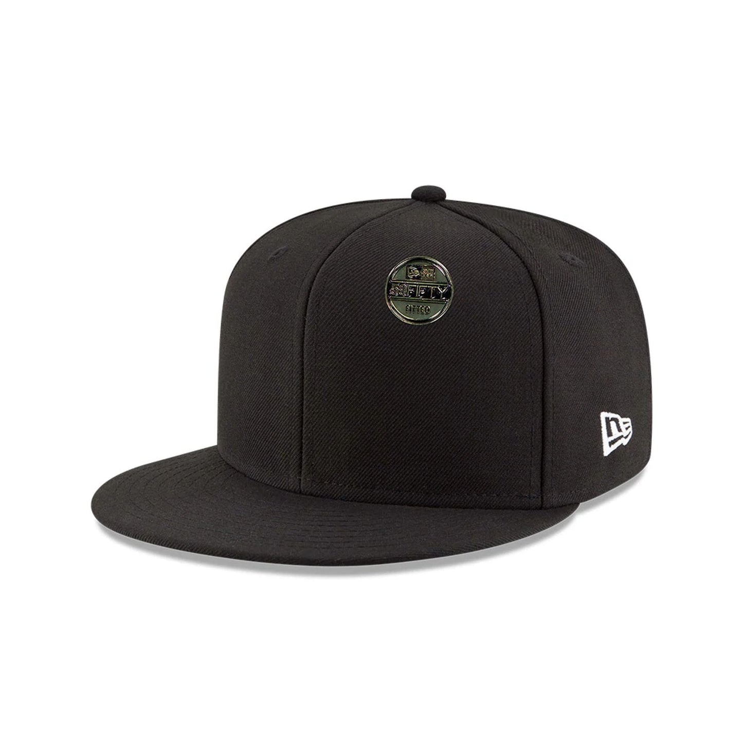 Pictured is this New Era 59FIFTY Day 3 Pack Pin Badge in black. 3