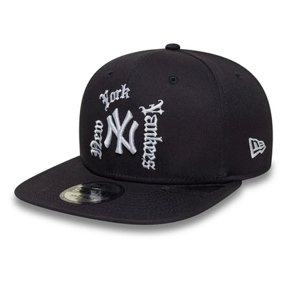 Pictured is this MLB New York Yankees 9FIFTY Snapback cap in navy. 1