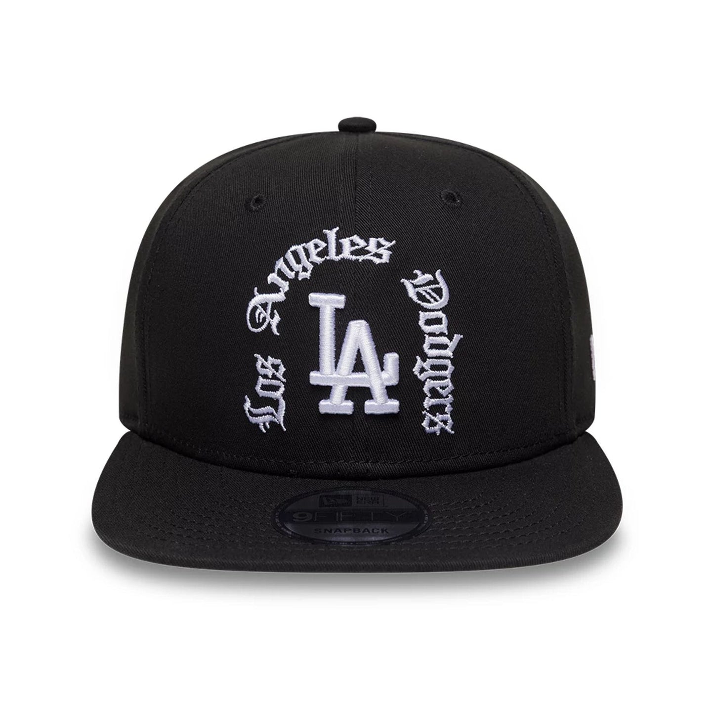 Pictured is this MLB LA Dodgers 9FIFTY Snapback cap in black. 2