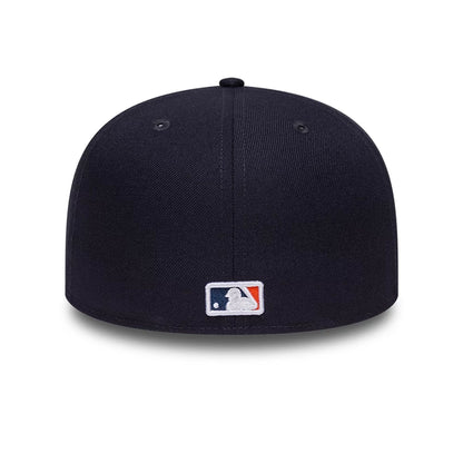 Pictured is this MLB Emblem Detroit Tigers 59FIFTY Fitted cap in navy. 6