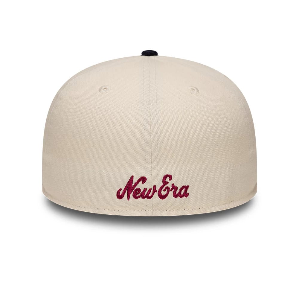 Pictured is this New Era Patch Cord 59FIFTY Fitted cap in cream. 4
