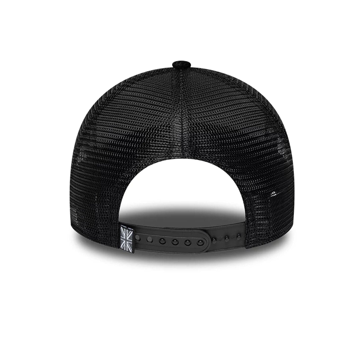 Pictured is this Thrudark AS2 9FORTY A-Frame Trucker Adjustable cap in black. 4