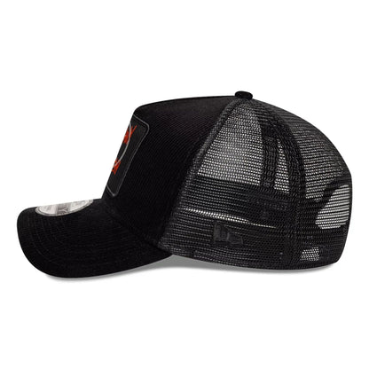 Pictured is this Thrudark AS2 9FORTY A-Frame Trucker Adjustable cap in black. 5