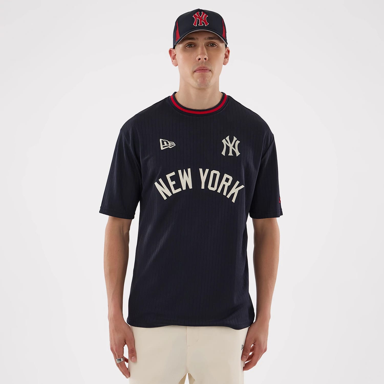 MLB New York Yankees Tシャツ ネイビー S MLB New York Yankees Navy Oversized T-Shirt | NEC EU