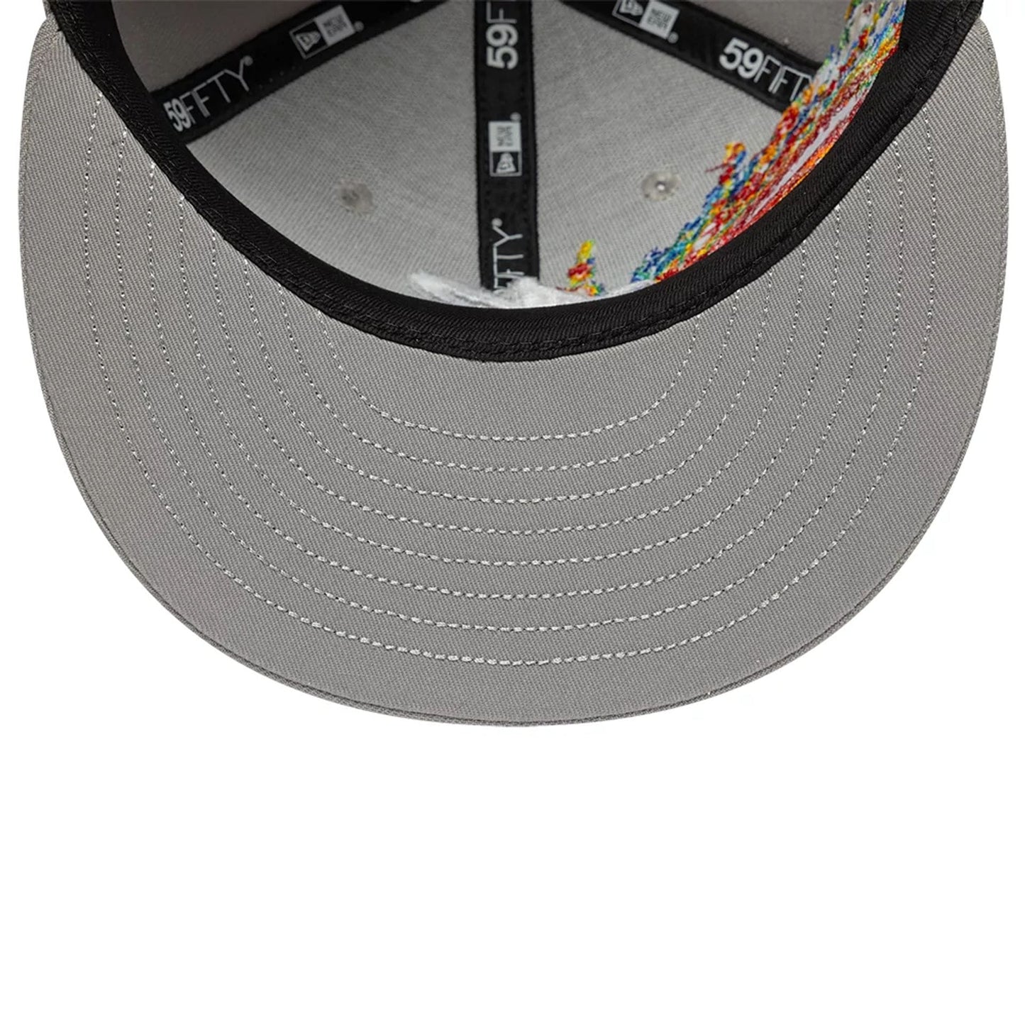 Pictured is this New Era Storm Pattern 59FIFTY Fitted cap in grey. 7