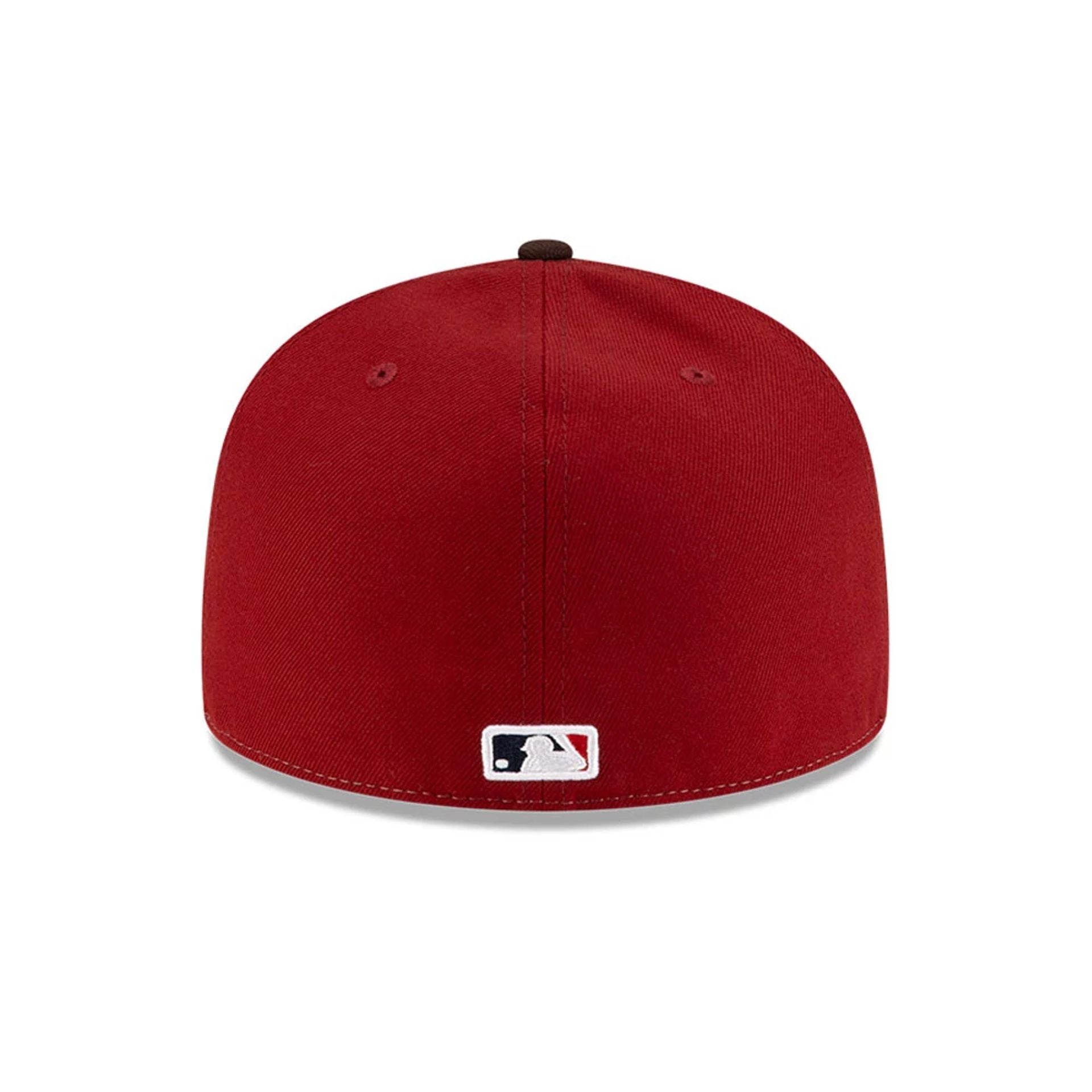 Pictured is this MLB Mexico City Series 2026 MLB Dueling League Logos 59FIFTY Fitted cap in white. 5