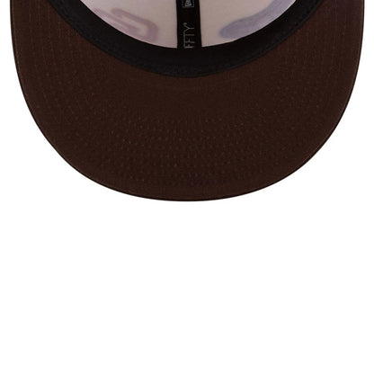 Pictured is this MLB Mexico City Series 2026 MLB Dueling League Logos 59FIFTY Fitted cap in white. 6