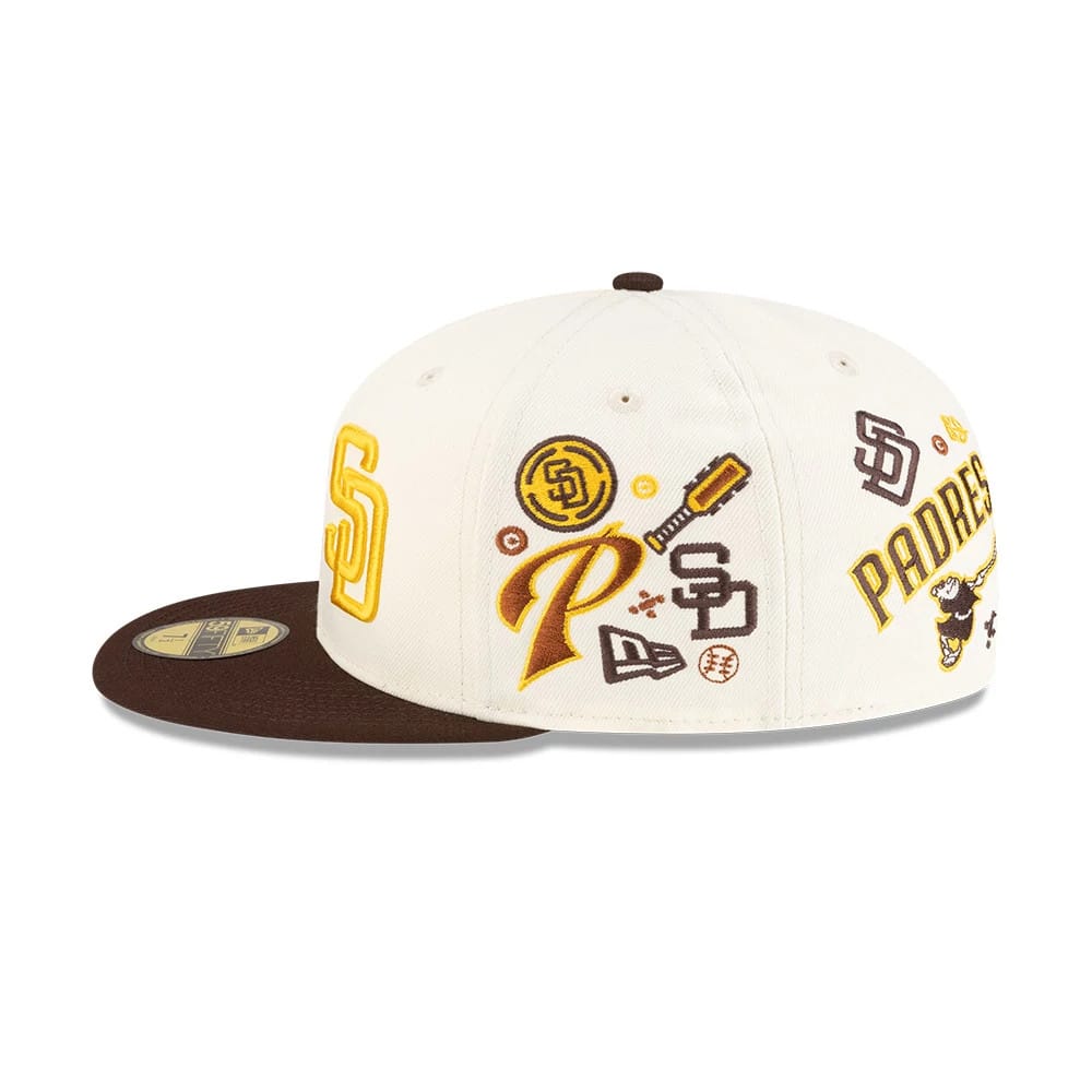 Pictured is this MLB Mexico City Series 2026 MLB All Over 59FIFTY Fitted cap in white. 6