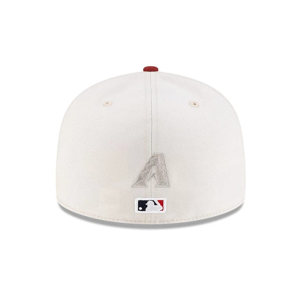 Pictured is this MLB Mexico City Series 2026 Arizona Diamondbacks 59FIFTY Fitted cap in White. 4