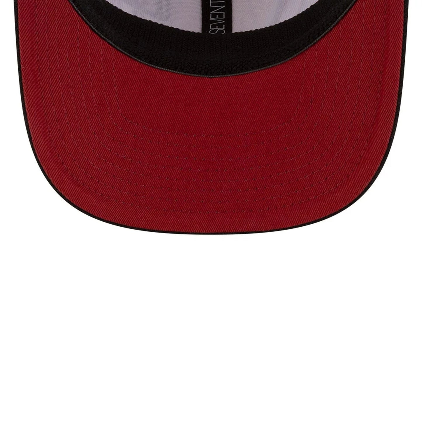 Pictured is this MLB Mexico City Series 2026 MLB Dueling League Logos 9SEVENTY Stretch Snap Adjustable cap in light beige. 2