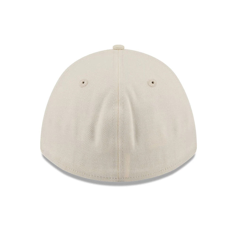 Pictured is this New Era Flag 39THIRTY M-Crown Stretch Fit cap in light beige. 6
