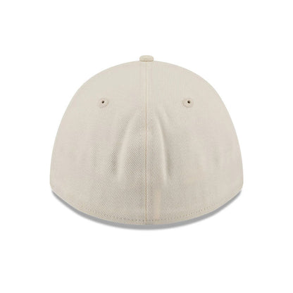 Pictured is this New Era Flag 39THIRTY M-Crown Stretch Fit cap in light beige. 6