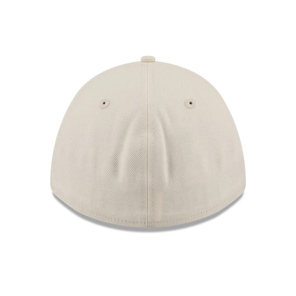 Pictured is this New Era Flag 39THIRTY M-Crown Stretch Fit cap in light beige. 6