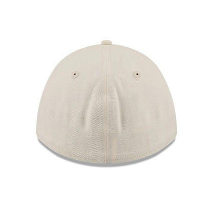 Pictured is this New Era Flag 39THIRTY M-Crown Stretch Fit cap in light beige. 6