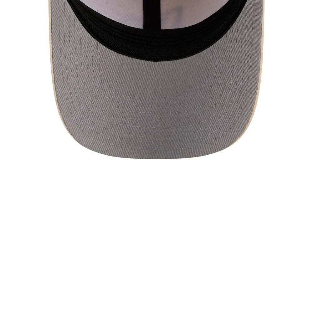 Pictured is this New Era Flag 39THIRTY M-Crown Stretch Fit cap in light beige. 2