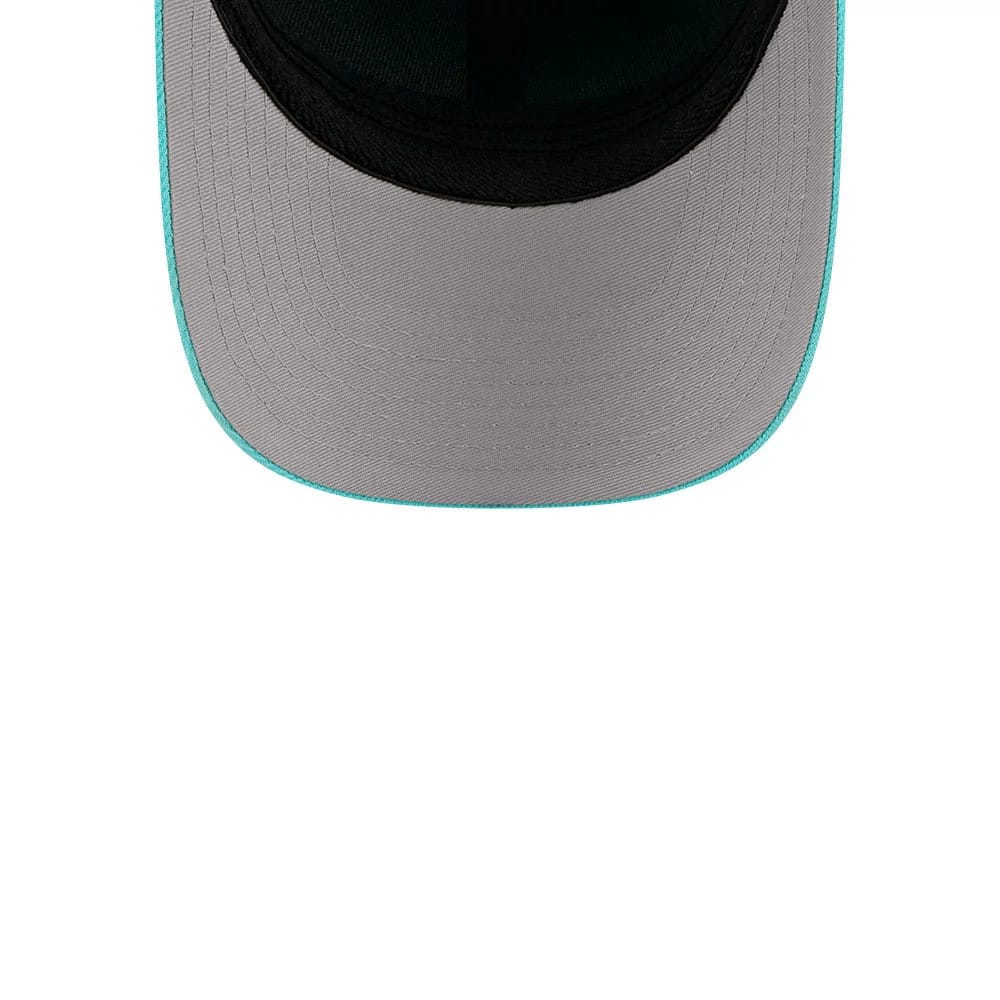 Pictured is this New Era Flag 39THIRTY M-Crown Stretch Fit cap in pastel blue. 2