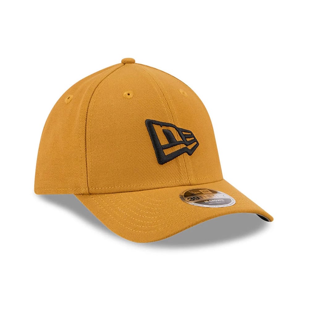 Pictured is this New Era Flag 39THIRTY M-Crown Stretch Fit cap in gold. 4