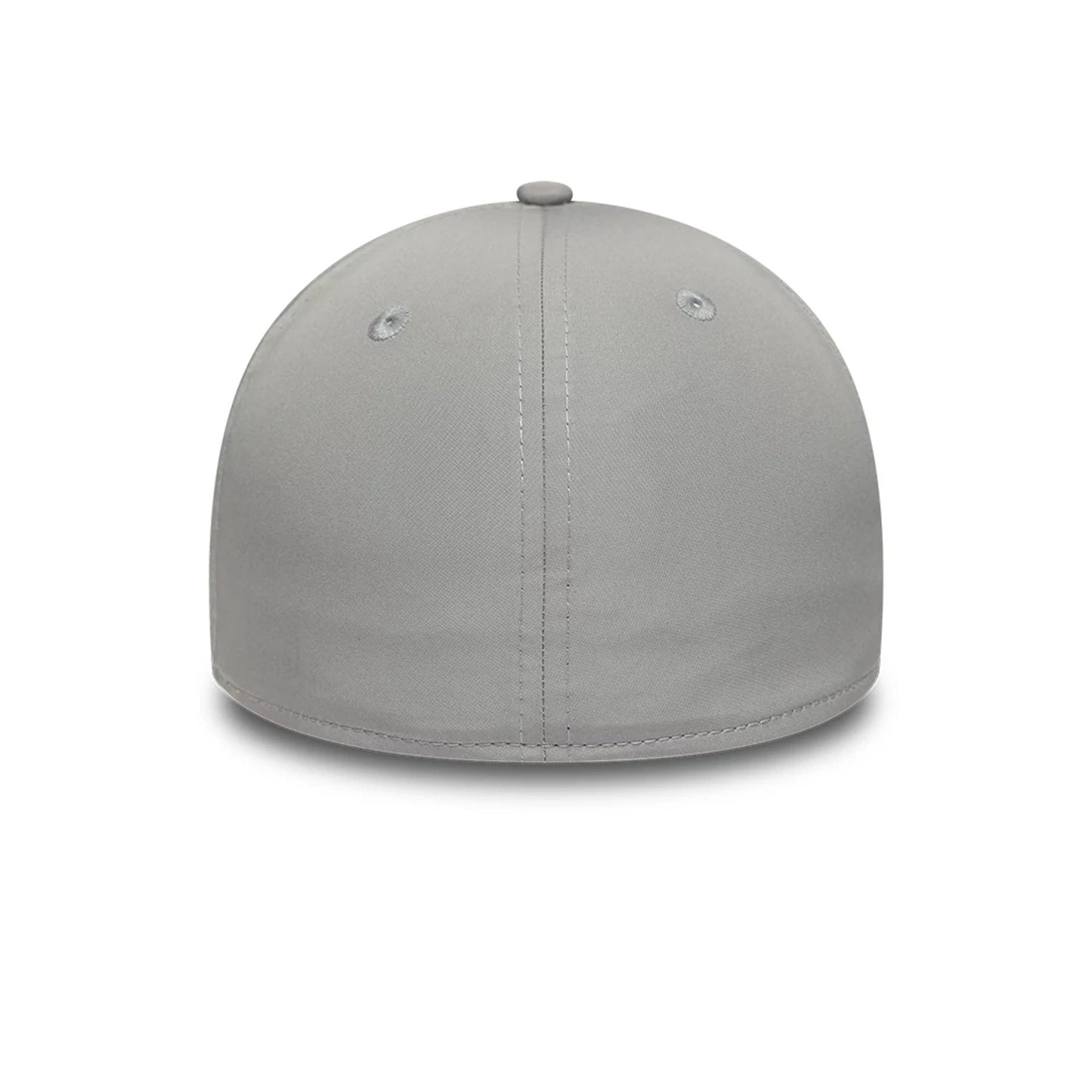 Pictured is this New Era Rubber Patch 39THIRTY M-Crown A-Frame Stretch Fit cap in grey. 4