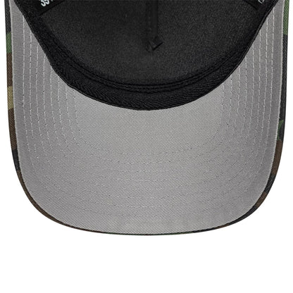 Pictured is this New Era Woodland Camo 39THIRTY M-Crown A-Frame Stretch Fit cap in woodland camo. 2