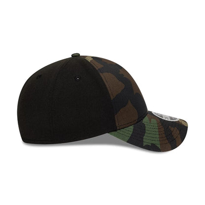 Pictured is this New Era Woodland Camo 39THIRTY M-Crown A-Frame Stretch Fit cap in woodland camo. 6