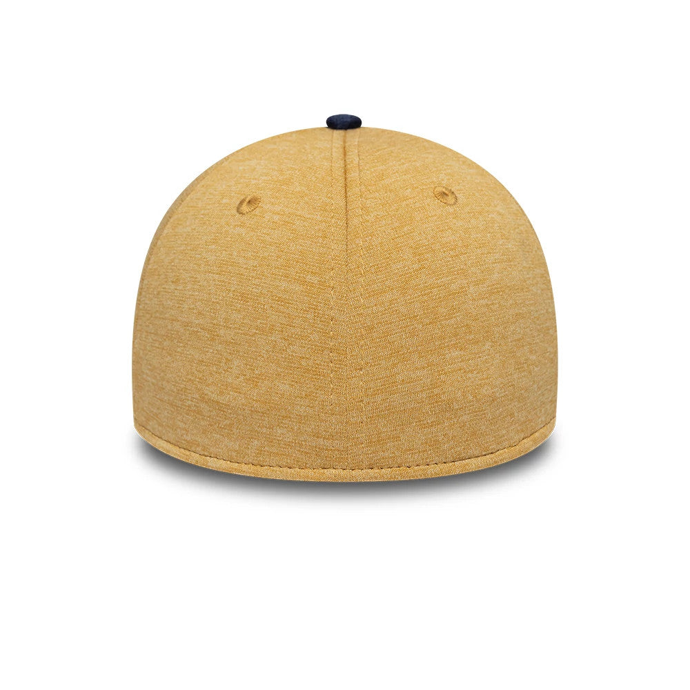 Pictured is this New Era 2 Tone 39SEVENTY Stretch Fit cap in yellow. 7