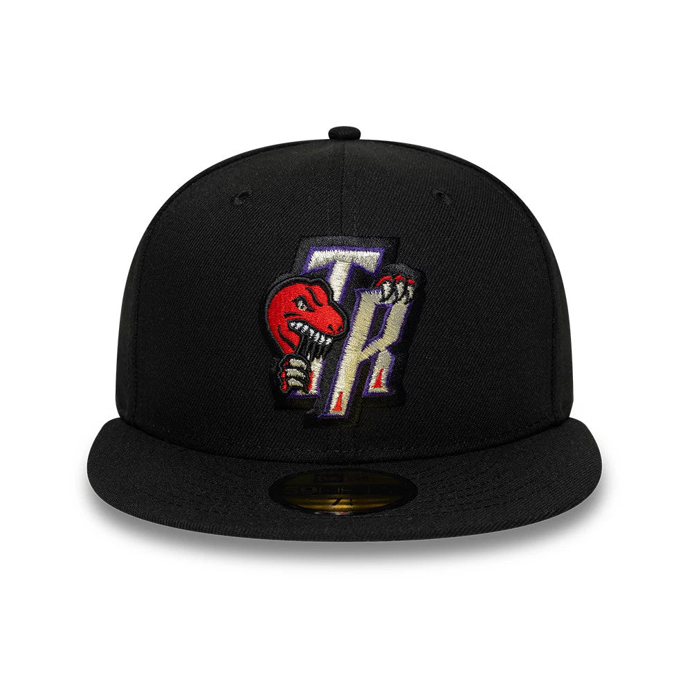 Pictured is this NBA Hardwood Classic Toronto Raptors 59FIFTY Fitted cap in black. 3