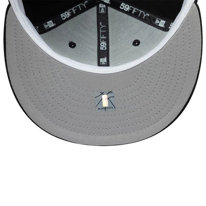 Pictured is this NBA Hardwood Classic Toronto Raptors 59FIFTY Fitted cap in black. 2