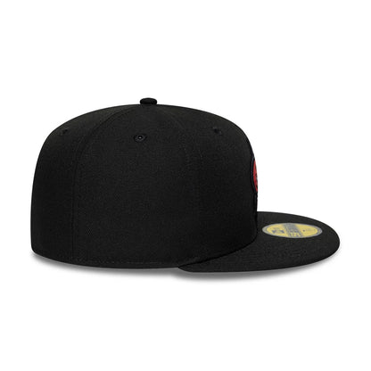 Pictured is this NBA Hardwood Classic Toronto Raptors 59FIFTY Fitted cap in black. 7