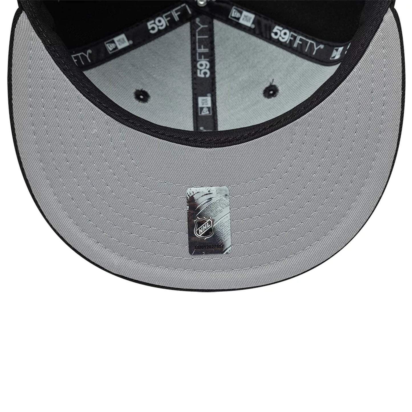 Pictured is this NHL Basic Boston Bruins 59FIFTY Fitted cap in black. 2