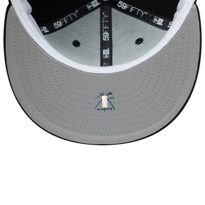Pictured is this NBA Hardwood Classic Vancouver Grizzlies 59FIFTY Fitted cap in black. 2