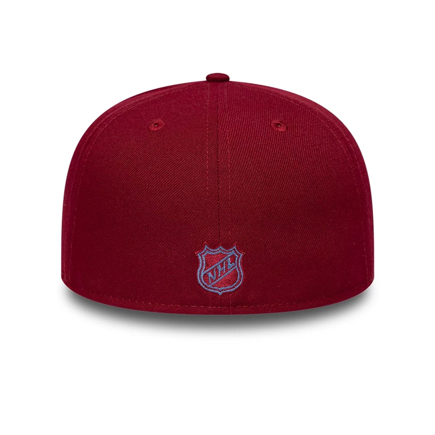 Pictured is this NHL Basic Colorado Avalanche 59FIFTY Fitted cap in dark red. 5