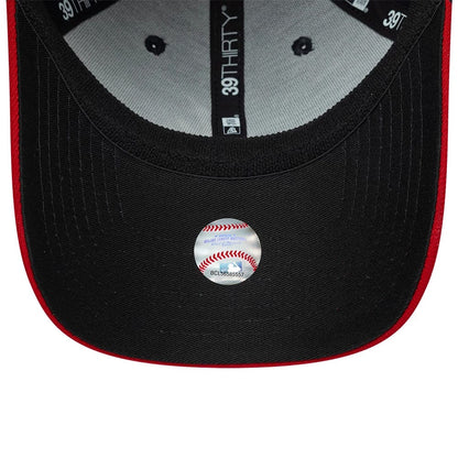 Pictured is this MLB Classic Atlanta Braves 39THIRTY Stretch Fit cap in navy. 7