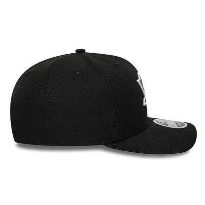 Pictured is this NHL Team Pittsburgh Penguins 9SEVENTY Stretch Snap cap in black. 6
