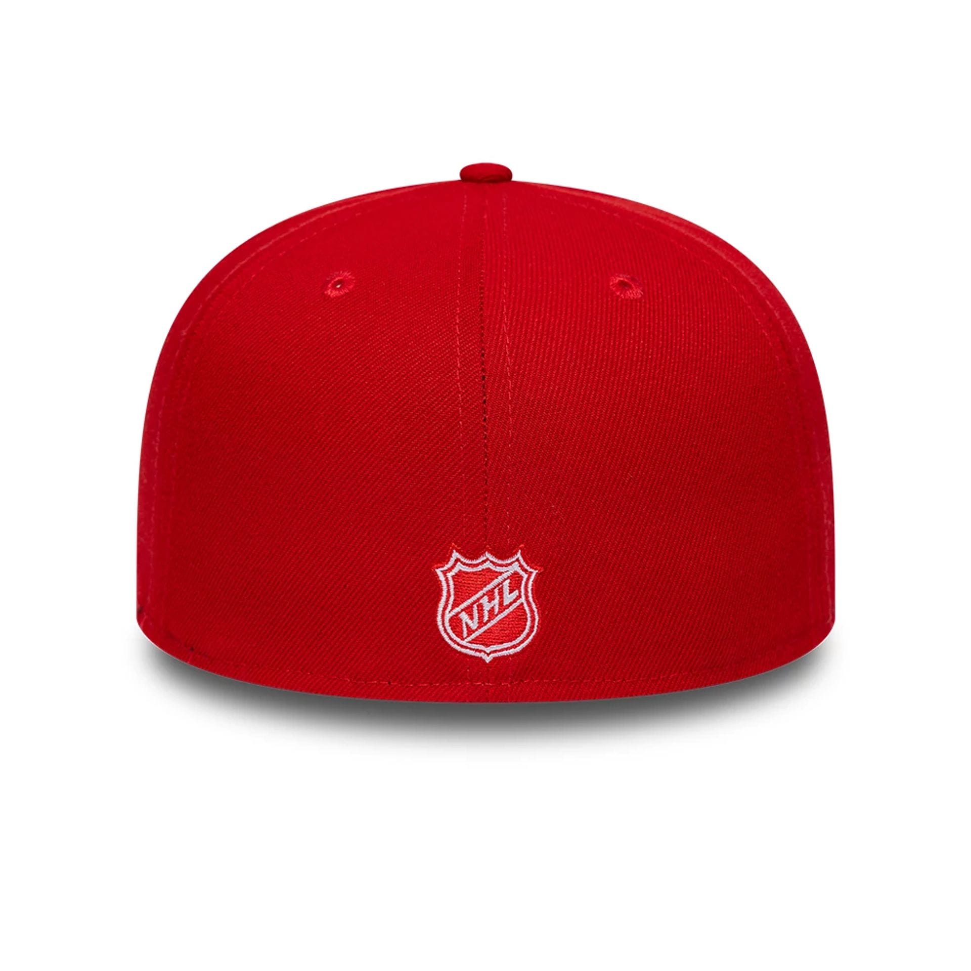 Pictured is this NHL Basic Detroit Red Wings 59FIFTY Fitted cap in red. 5