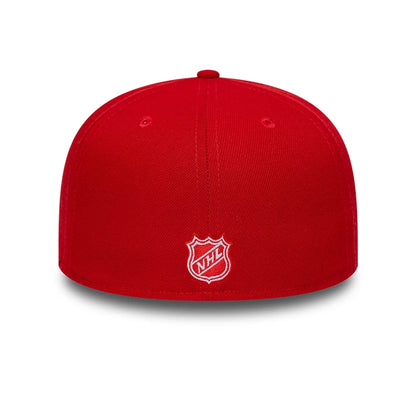 Pictured is this NHL Basic Detroit Red Wings 59FIFTY Fitted cap in red. 5