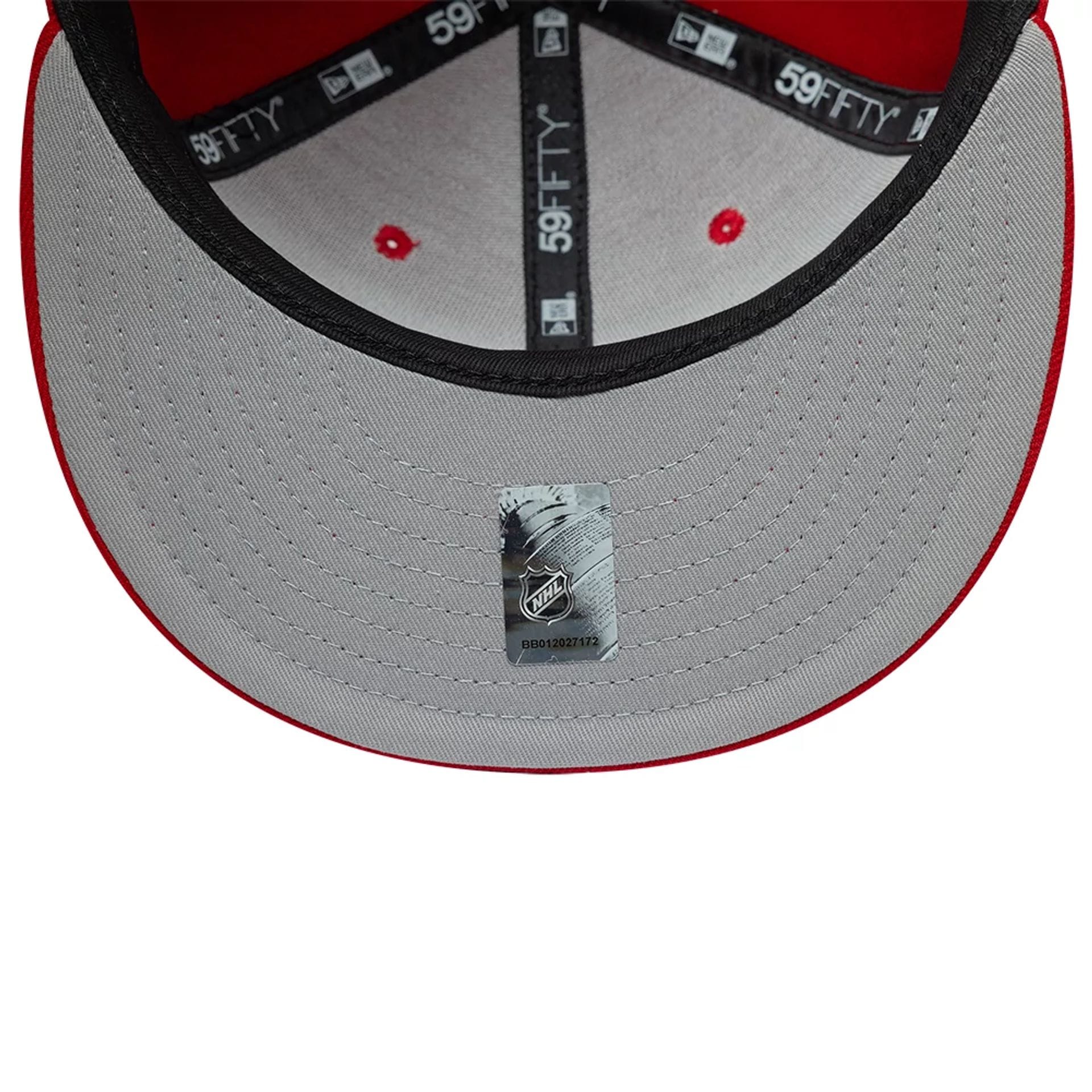 Pictured is this NHL Basic Detroit Red Wings 59FIFTY Fitted cap in red. 2
