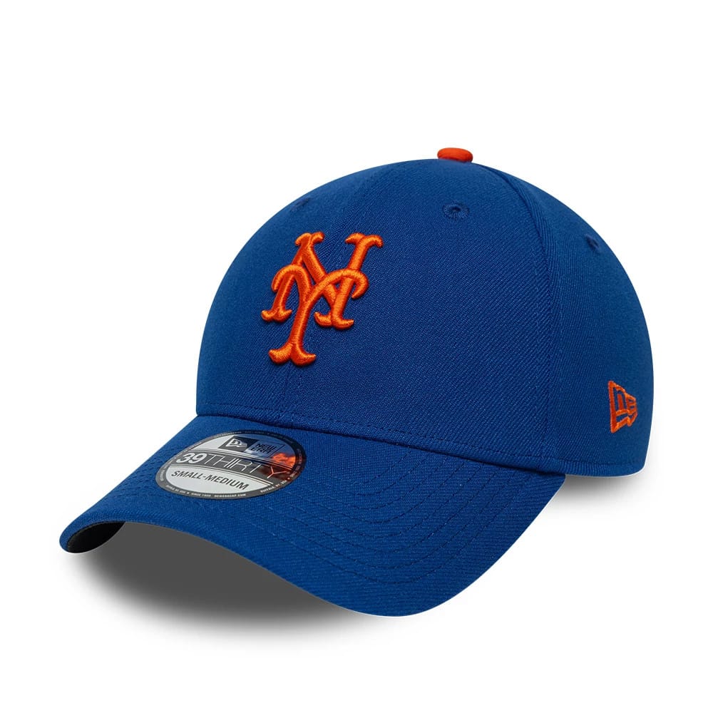 Pictured is this MLB Classic New York Mets 39THIRTY Stretch Fit cap in blue. 1
