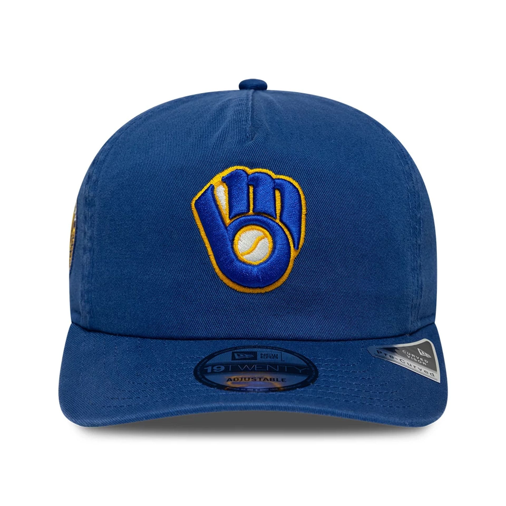 Pictured is this MLB Championship Milwaukee Brewers 19TWENTY cap in blue. 3