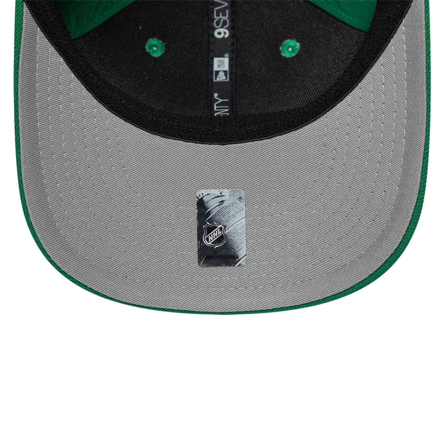 Pictured is this NHL Team Dallas Stars 9SEVENTY Stretch Snap cap in green. 2