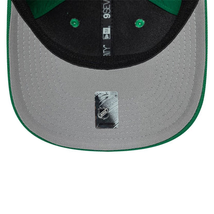 Pictured is this NHL Team Dallas Stars 9SEVENTY Stretch Snap cap in green. 2