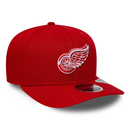 Pictured is this NHL Team Detroit Red Wings 9SEVENTY Stretch Snap cap in red. 4