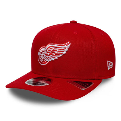 Pictured is this NHL Team Detroit Red Wings 9SEVENTY Stretch Snap cap in red. 1