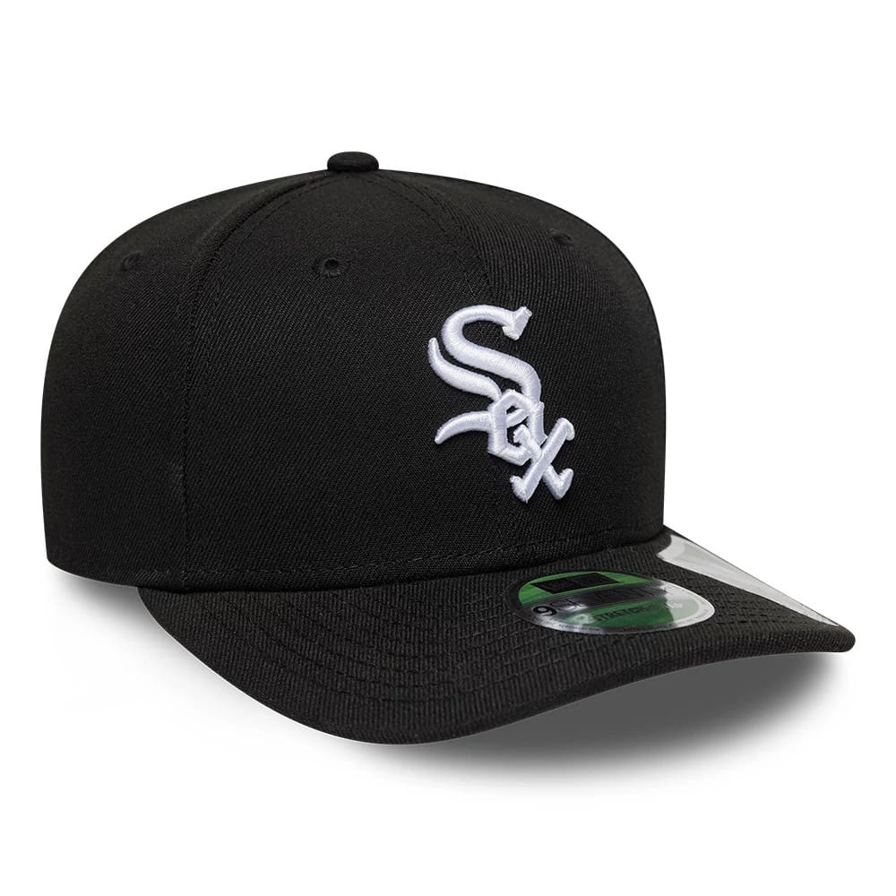 Pictured is this MLB Player Replica Chicago White Sox 9SEVENTY Stretch Snap cap in black. 3