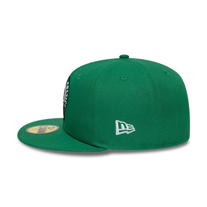 Pictured is this NBA Basic Boston Celtics 59FIFTY Fitted cap in green. 7