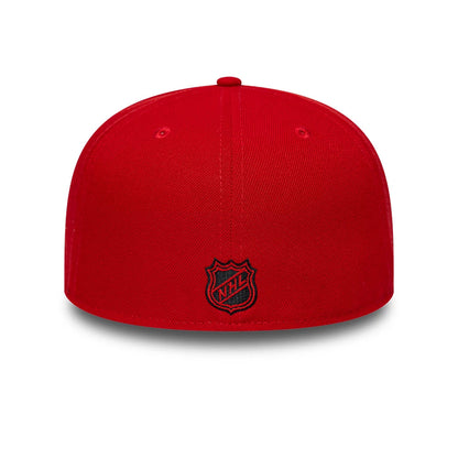 Pictured is this NHL Basic Chicago Blackhawks 59FIFTY Fitted cap in red. 5