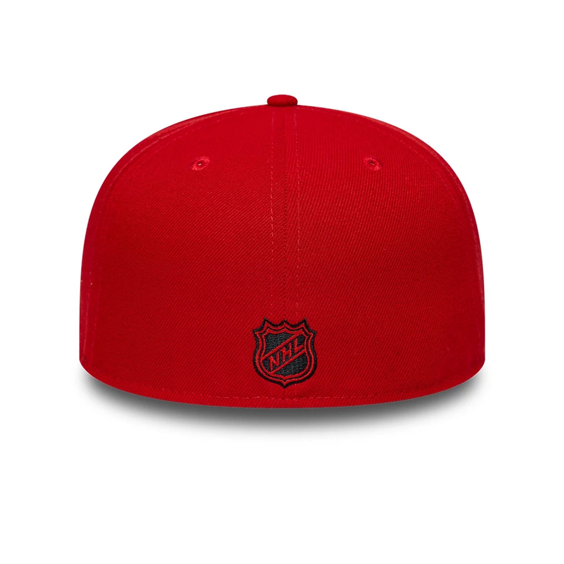 Pictured is this NHL Basic Chicago Blackhawks 59FIFTY Fitted cap in red. 5